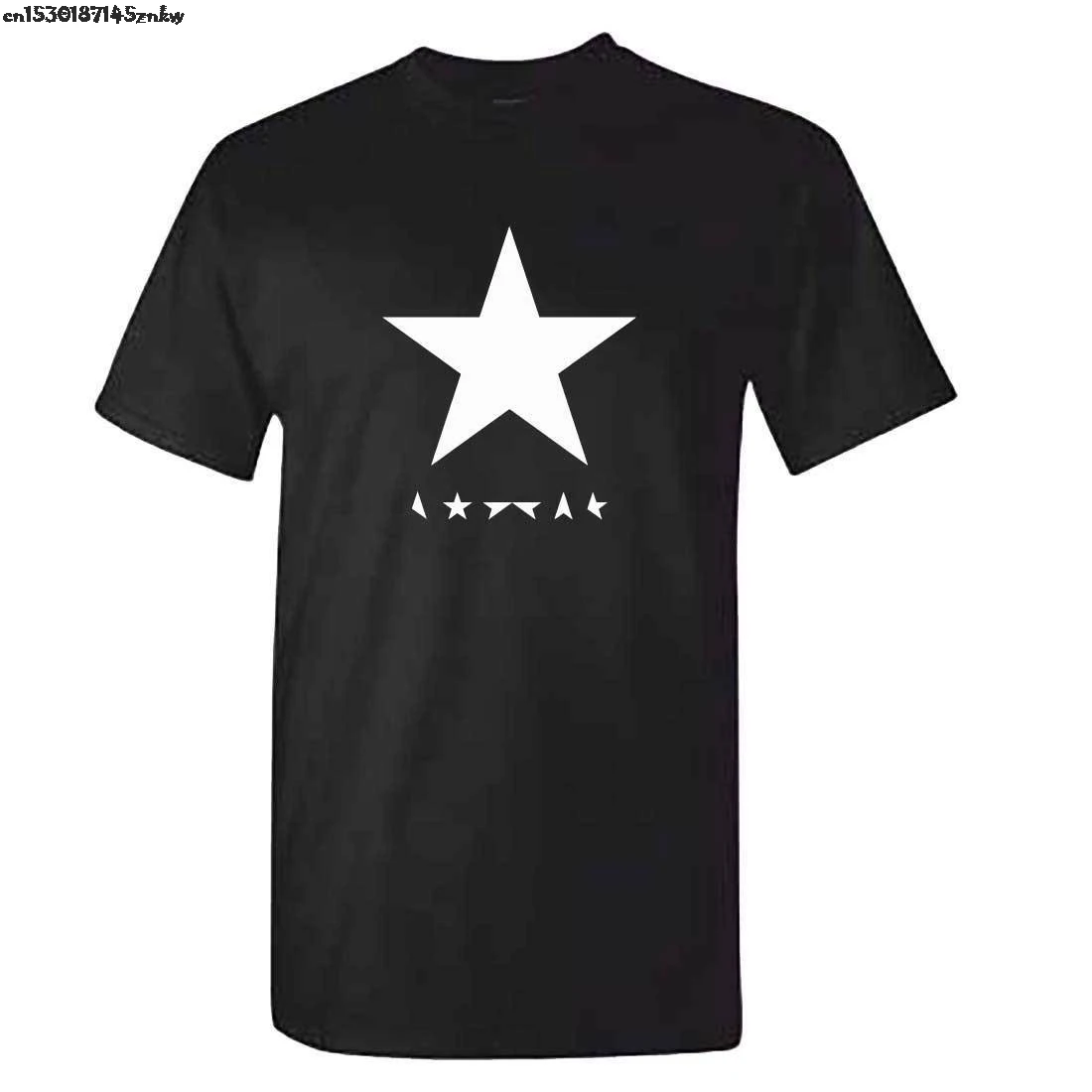 Футболка David Bowie черная звезда Blackstar музыкальный фестиваль Повседневная футболка