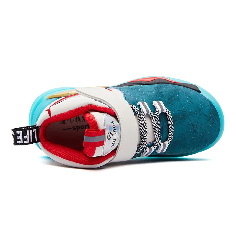 NSOH zapatillas ni&ntilde;o de invierno para Tenis gruesos， zapatos de baloncesto ligeros e impermeables, informales a la moda Tenis gruesos-1