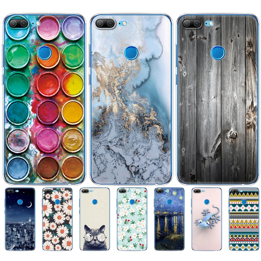 Мягкий силиконовый чехол для телефона huawei honor 9 lite чехлы из мягкого ТПУ задняя