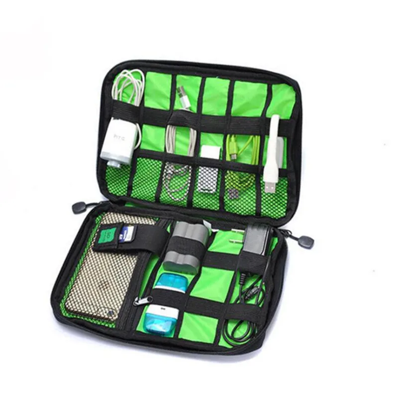 Органайзер для гаджетов сумка хранения USB кабеля дорожная цифровых электронных