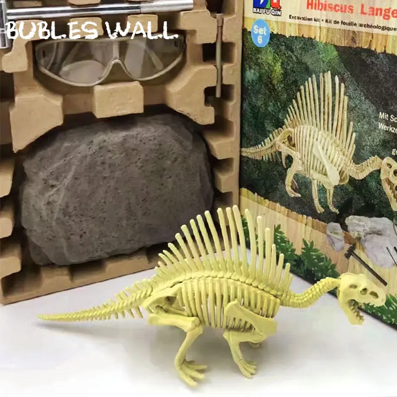 Набор для копчения Spinosaurus Plus Dig научная Археология детская игрушка мальчиков