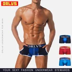 ORLVS брендовые нейлоновые сексуальные боксеры, одноцветные шорты, мужское нижнее белье, дышащие удобные трусы, быстросохнущие мужские трусы-боксеры, Cueca Tanga OR114