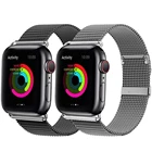 Ремешок магнитный для Apple watch band 44 мм 40 мм 42 мм 38 мм, металлический браслет из нержавеющей стали для iwatch 3 4 5 6 se 7 45 мм 41 мм