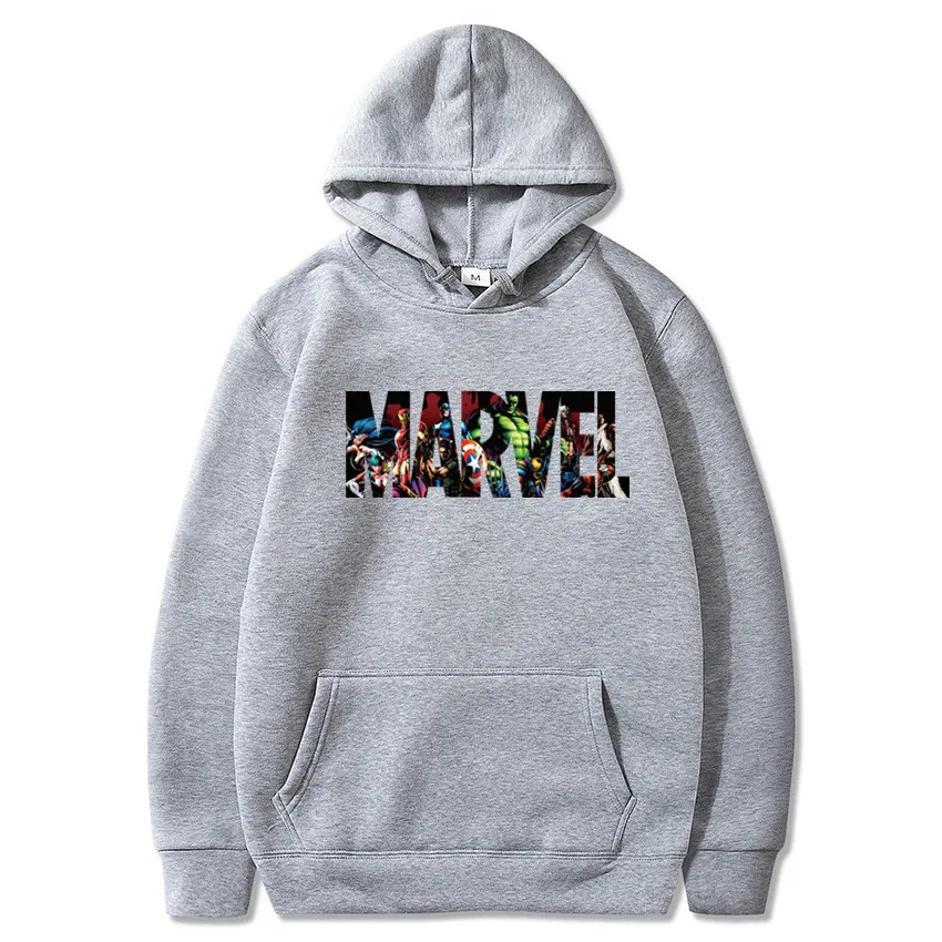 Shun princes Store Новые супер толстовки с героями Модные мужские/женские надписью Marvel