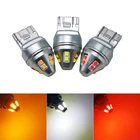 T20 Led 7440 7443 T25 3157 лампы W21W W215 Вт WY21W P27 7W Led 1156 1157 обратного резервного копирования Led DRL лампы автомобилей сигнала поворота светильник 12V