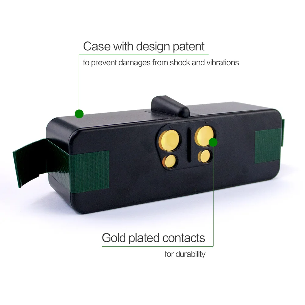 Литиево-ионный аккумулятор sparcole 14 4 V 5200mAh совместим с iRobot Roomba 980 960 690 600 700 800 900 Series 985