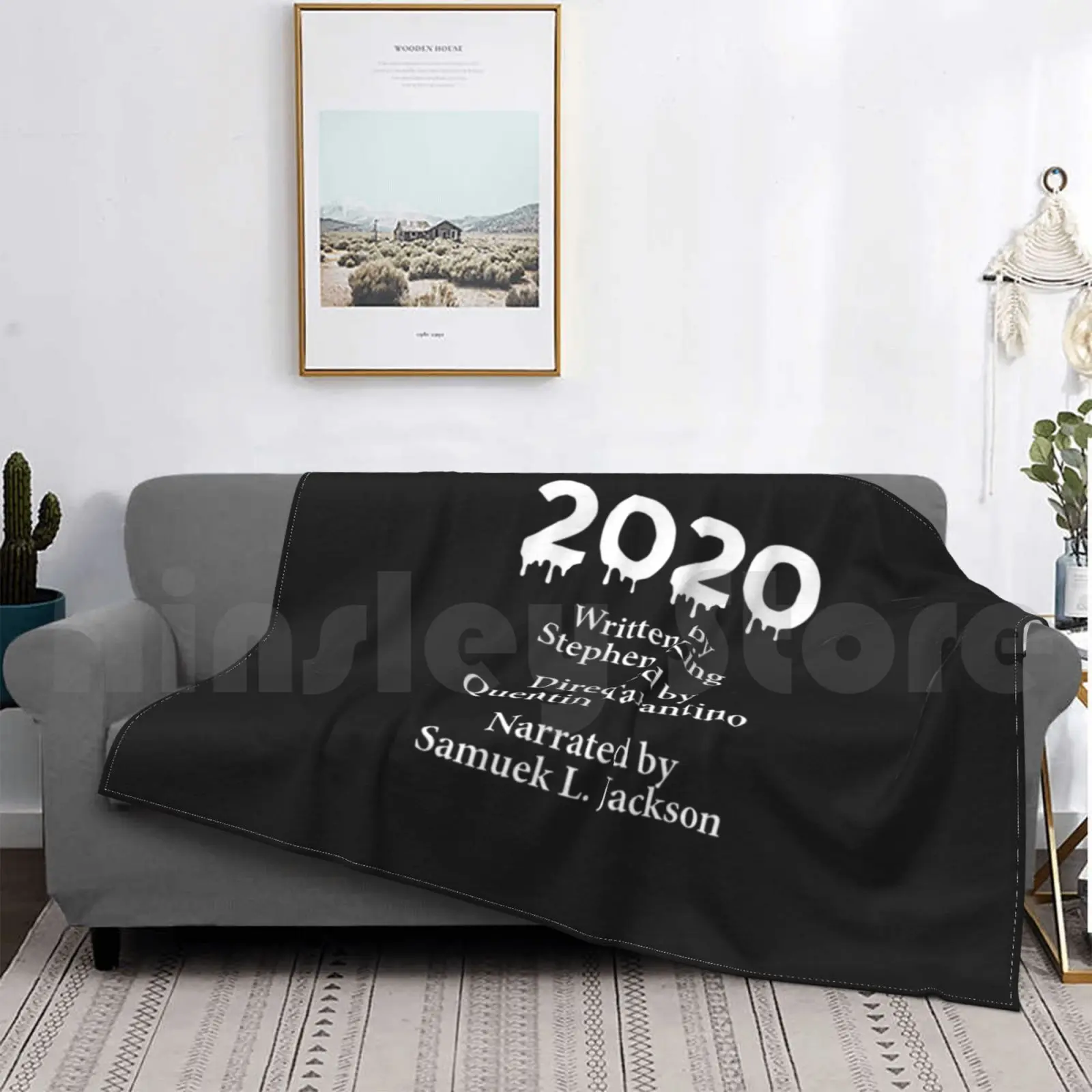 

2020 написано Стивена Кингом, написано Квентином Тарантино одеялом, мода на заказ, 2020 написано Стивена Кингом