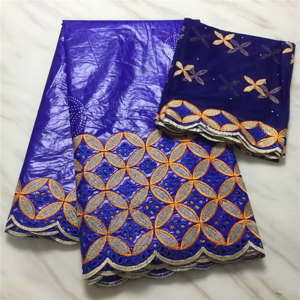 Новинка 2020 африканская морская парча кружевная ткань высококачественный хлопок