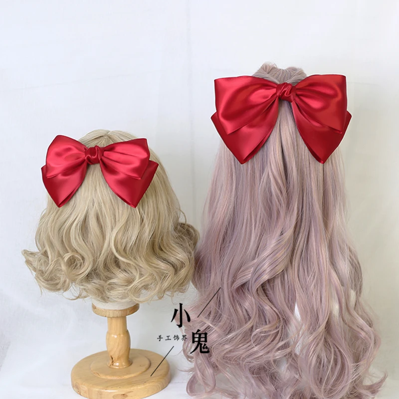 Японская лента KC негабаритная Заколка-бабочка волосы вспомогательные зажимы