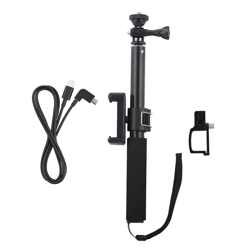 Удлинитель для телефона DJI Pocket 2 с креплением на зажиме шест палка селфи карданный
