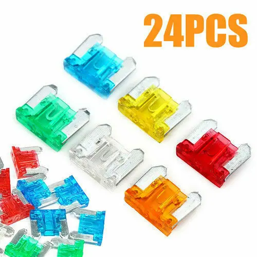 

24pcs 5A-30A mini blade car fuse combo kit for car truck