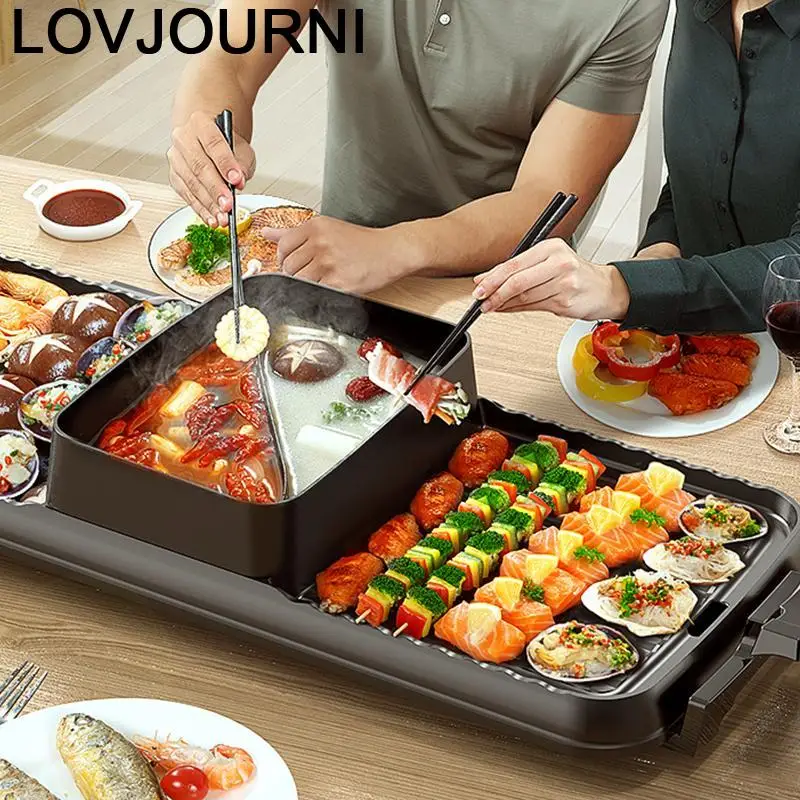 Электрический гриль для барбекю колодец из пьегидной смолы приготовления на