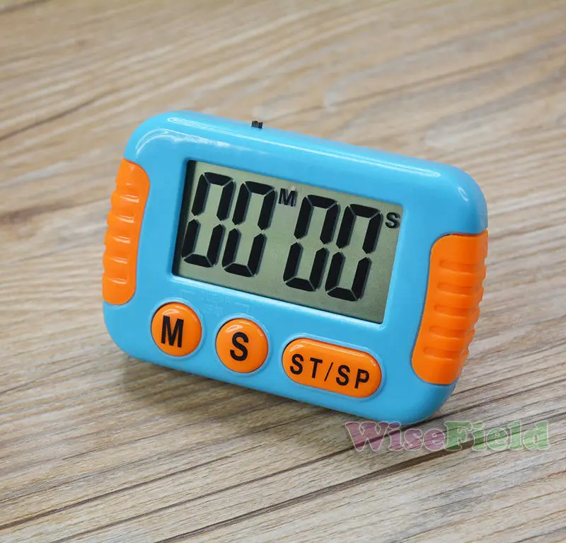 Магнитный большой ЖК цифровой таймер кухонный счетчик вниз чистый Громкий