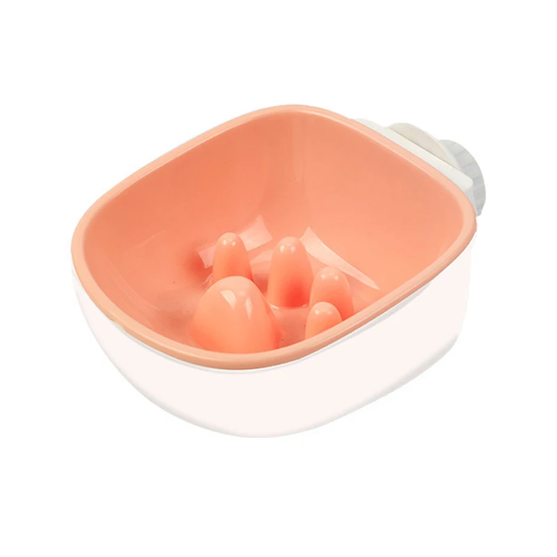 Медленная миска для еды медленная кормушка корма собак жесткая пластиковая