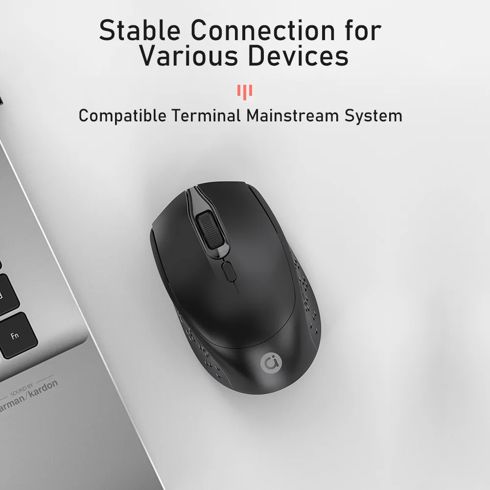 Беспроводная эргономичная игровая мышь Adol MS001 2 4 ГГц 1200DPI для дома и офиса с