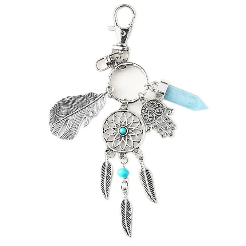 

Keyring Pendants Handmade Dream Catcher Keychain Feather Tasseles Jewelry Keyholder Dreamcatcher Car Wall Hanging Decoration