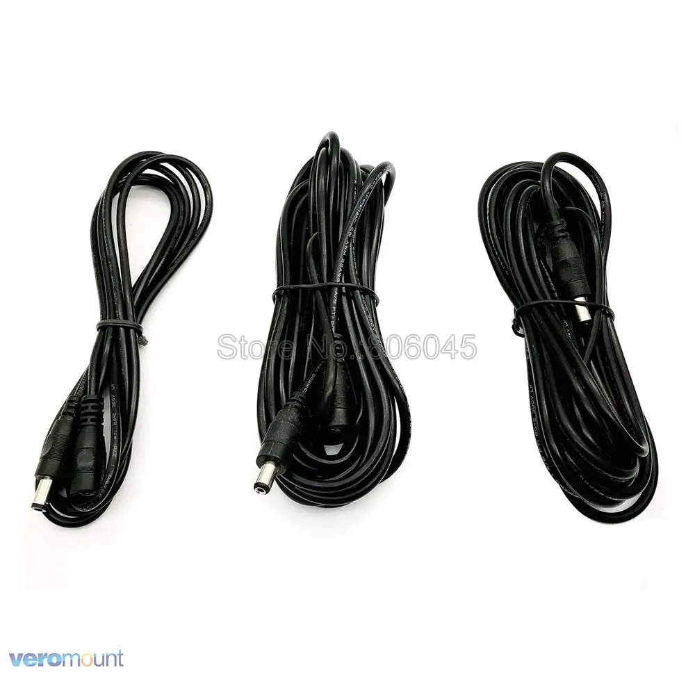 Удлинительный шнур питания постоянного тока 12 В 5 5*2 1 мм 1/2/3/5/10 м|Сетевые шнуры и