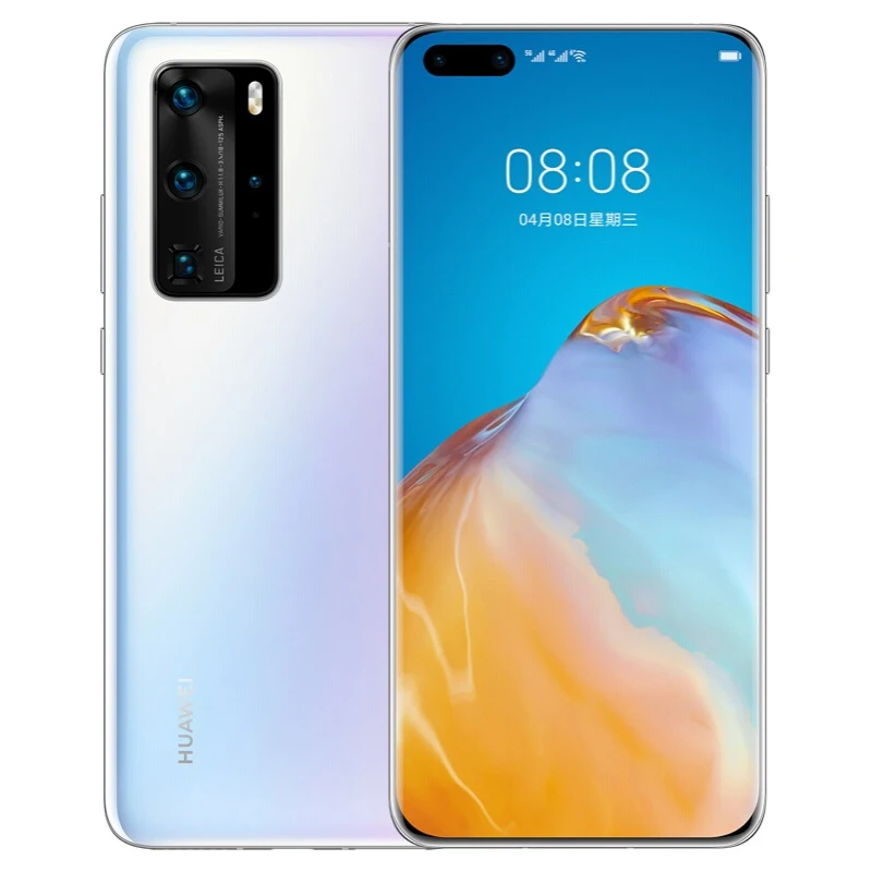 Смартфон Huawei P40 Pro 100% оригинал Android 10 6 58 дюйма 90 Гц 8 + 128 ГБ Kirin 990 50 МП 4 камеры 40
