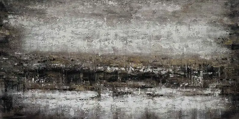 

Минималистичная Толстая Тяжелая Текстура Большой абстрактный холст настенное искусство очень большая текстура современная акриловая жив...