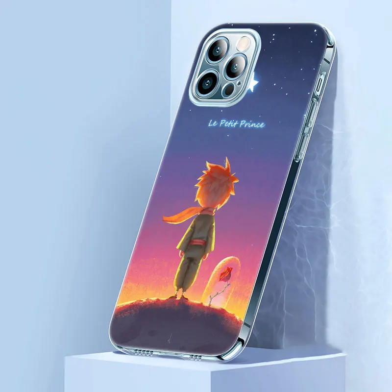 Силиконовый чехол The Little Prince fox для Apple iPhone 13 12 Mini 11 Pro XS Max X XR 6 6S 7 8 Plus 5 SE 2020 мягкий -