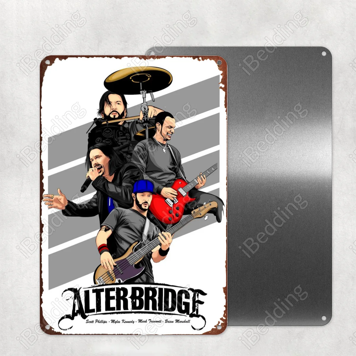 Альтернативный брикет украшение для дома бара железная живопись