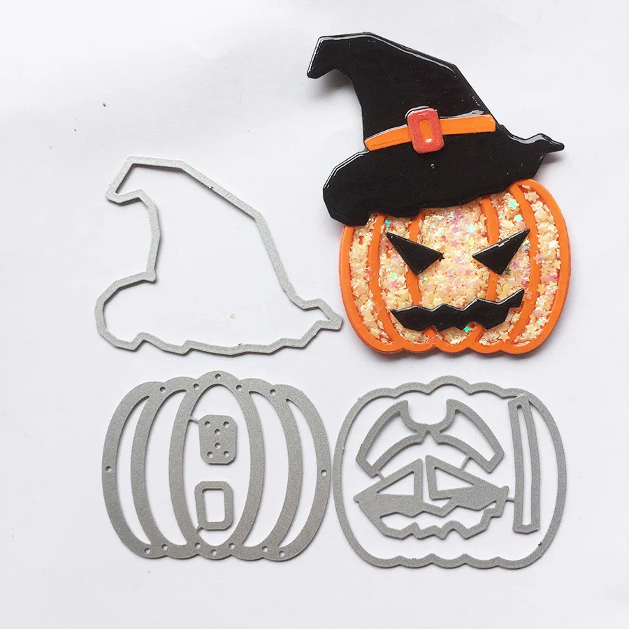 

Halloween Pumpkin Decoration Metal Steel Frames Cutting Dies DIY Embossing Paper Cards