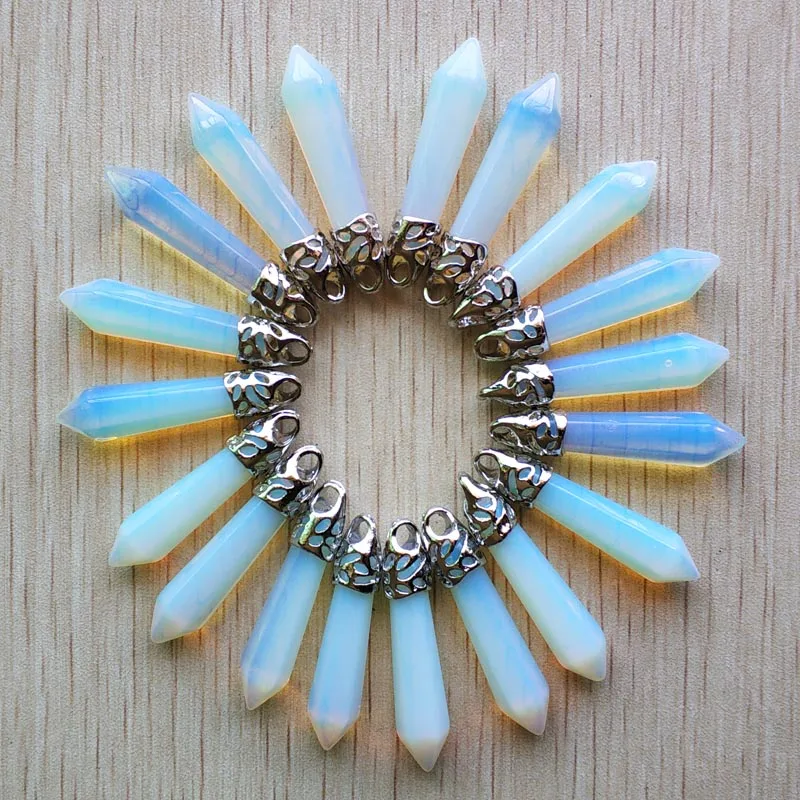 Оптовая продажа 20 шт./лот 2018 Мода хорошее качество Опал подвеска в виде колонны