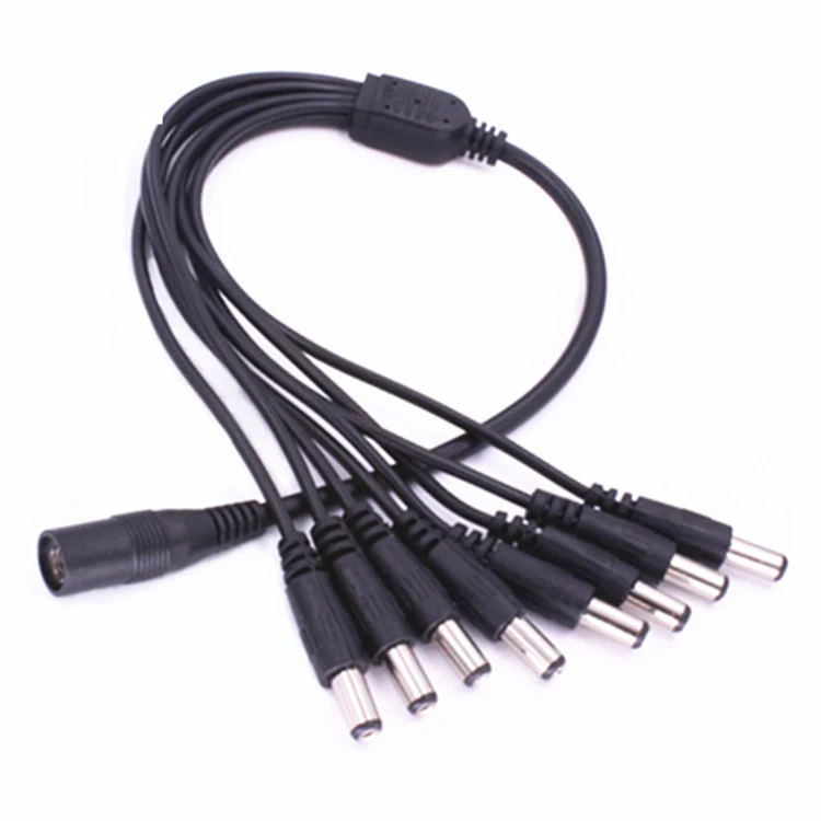 Кабели постоянного тока от 1 до 8 шнуры питания мужчины к женщине штекеры 5521DC