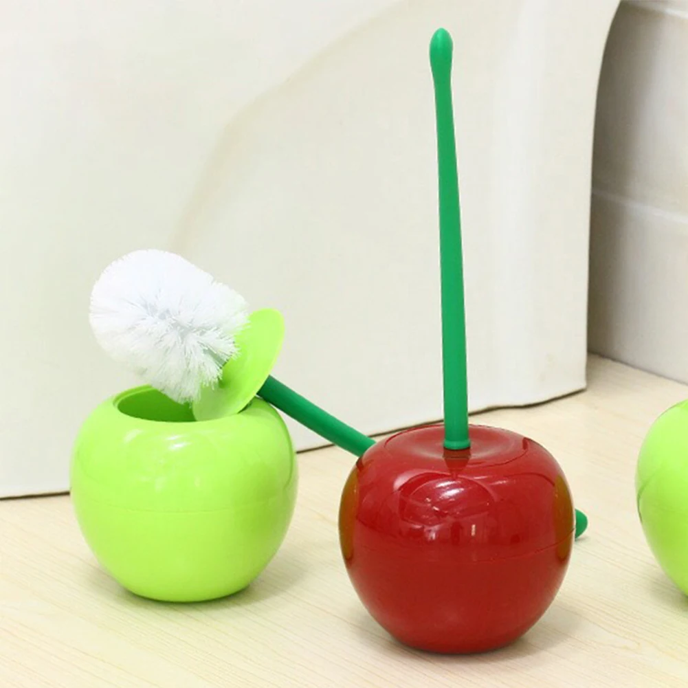 Красивая щетка для туалета в форме вишни уборки дома с длинной ручкой чистки