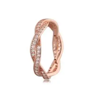 Hot Sale Real 925 Sterling Silver Lucky Finger Rings For Women Fashion Jewelry Gift Drop shipping - Цвет основного камня: 25