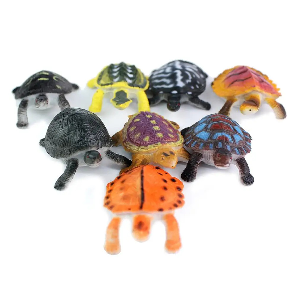 

Mini Colorful Simulation Frog Goldfish Figures Animal Bath Educational Kids Toy New