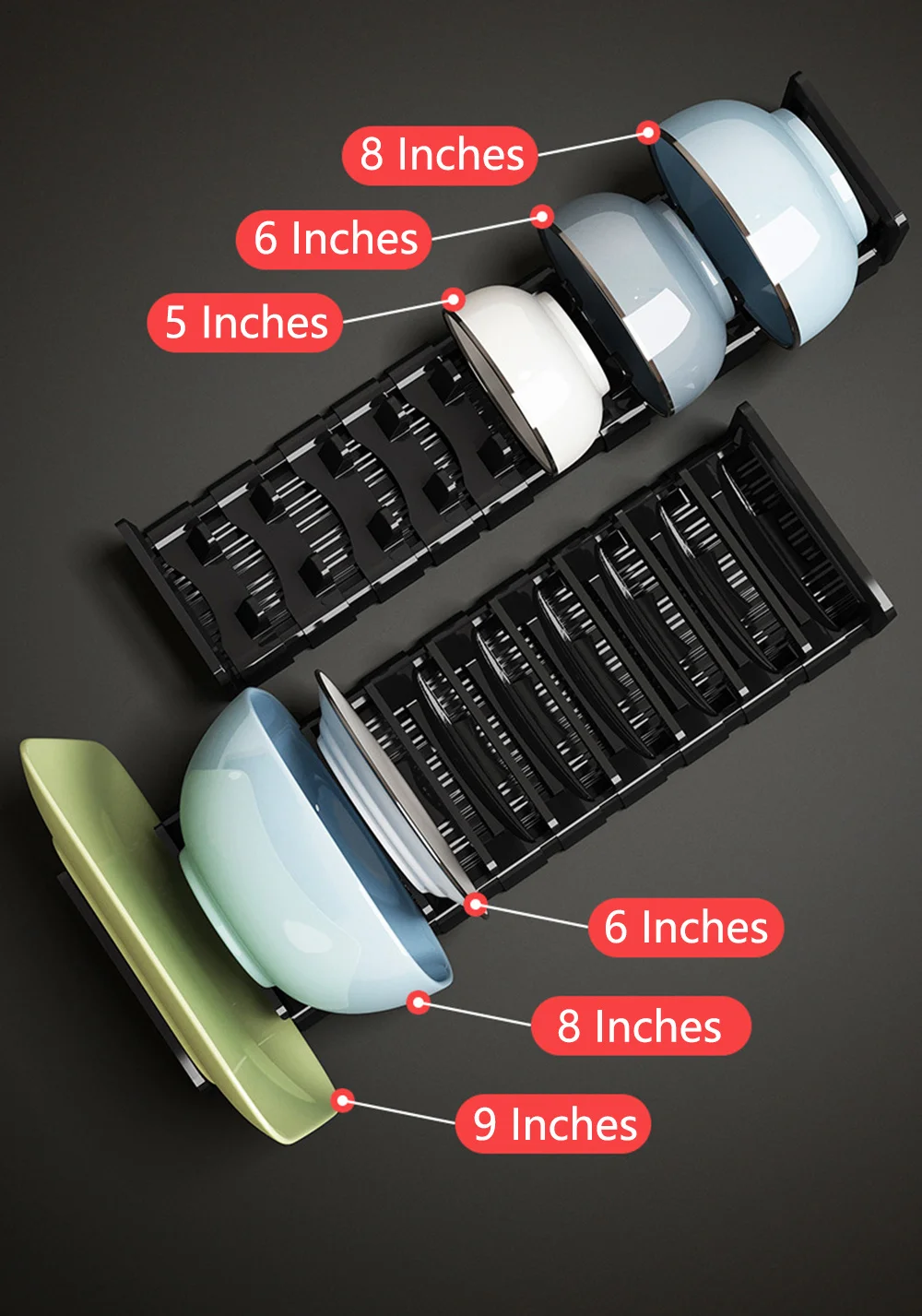 dish drying rack kitchen organizer telescopic bowl plate holders cabinet cutlery organizer shelf dish storage rack free global shipping