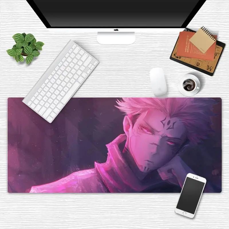 

jujutsu kaisen gamer play mats Mousepad Desk Table Protect Game Office Work Mouse Mat pad X XL XXL Non-slip Laptop Cushion