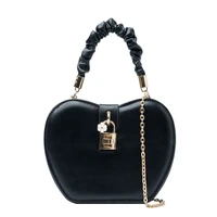 fashion purses and handbags solid color apple shaped plum blossom lock chain summer womens portable shoulder messenger bag