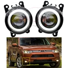 2x автомобиль светодиодный фонарь светильник Ангел глаз 2IN1 Дневной ходовой огонь DRL для Mitsubishi Outlander 2012-2018 для Mitsubishi ASX 2013 2014