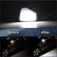2x led puddle lamp under side mirror light for volkswagen vw passat b7 cc beetle scirocco 137 eos 1f jetta canbus welcome lamp