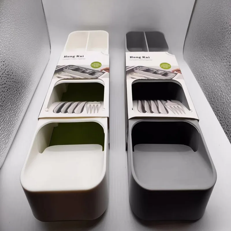 

Kitchen Drawer Cutlery Storage Tray Knife Holder Spoon Fork Tray Kitchen Stationery Storage Box