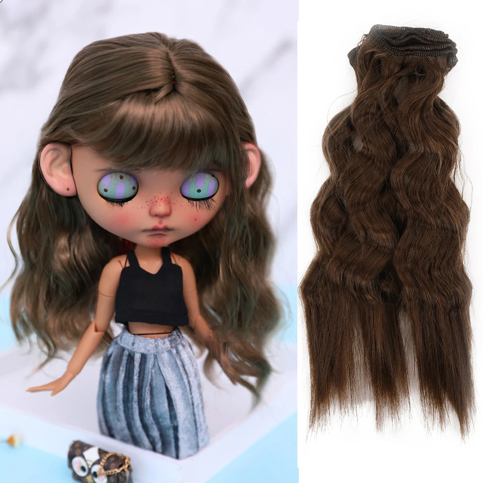 25*100 см длинные вьющиеся волосы высокотемпературный провод SD BJD аксессуары сделай