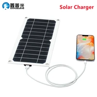 mini portable solar charger flexible solar power charging panel dc usb interface output for mobile phone battery recharge