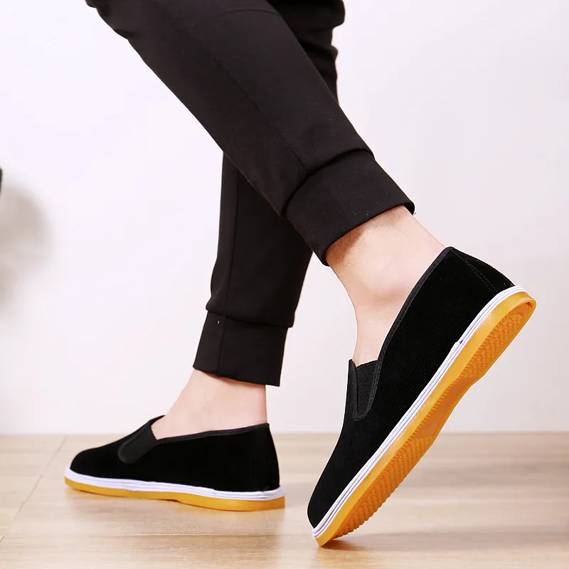 

2021 Summer New Chinese Style Men's Vulcanized Shoes Sweat Absorption Breathable Non-slip Size 39-45 Suitable for Daily