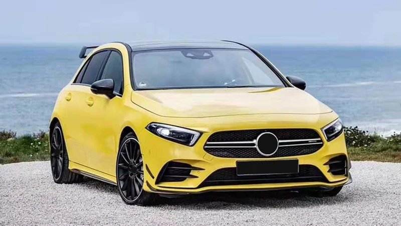 Передний бампер задний диффузор яркий черный ветровой нож украшение автомобиля