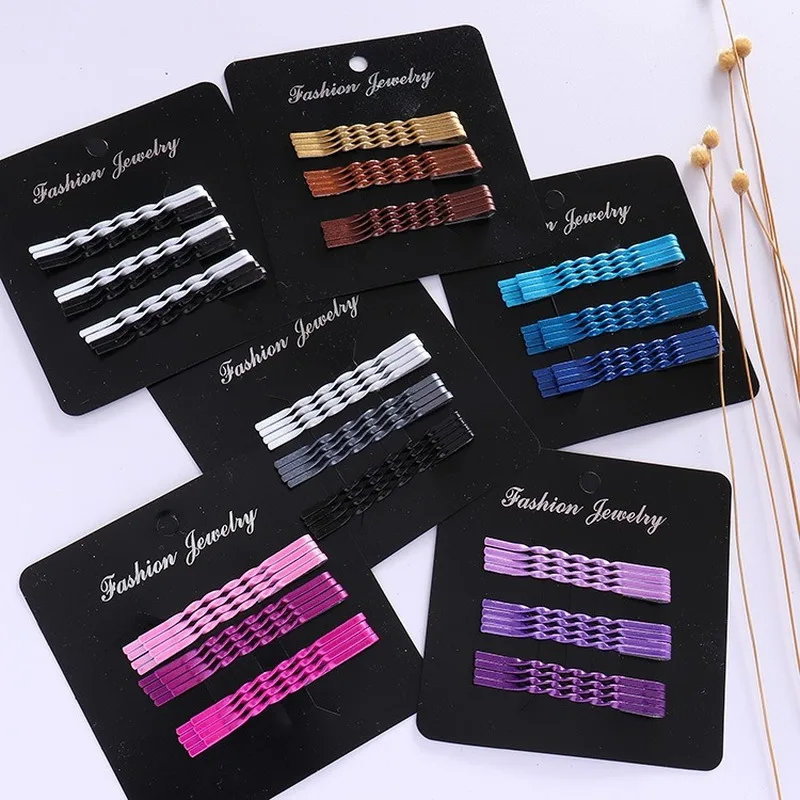 24 шт/карты Модные цветные пряди для девушка шпилька женщин невесты Свадебные DIY