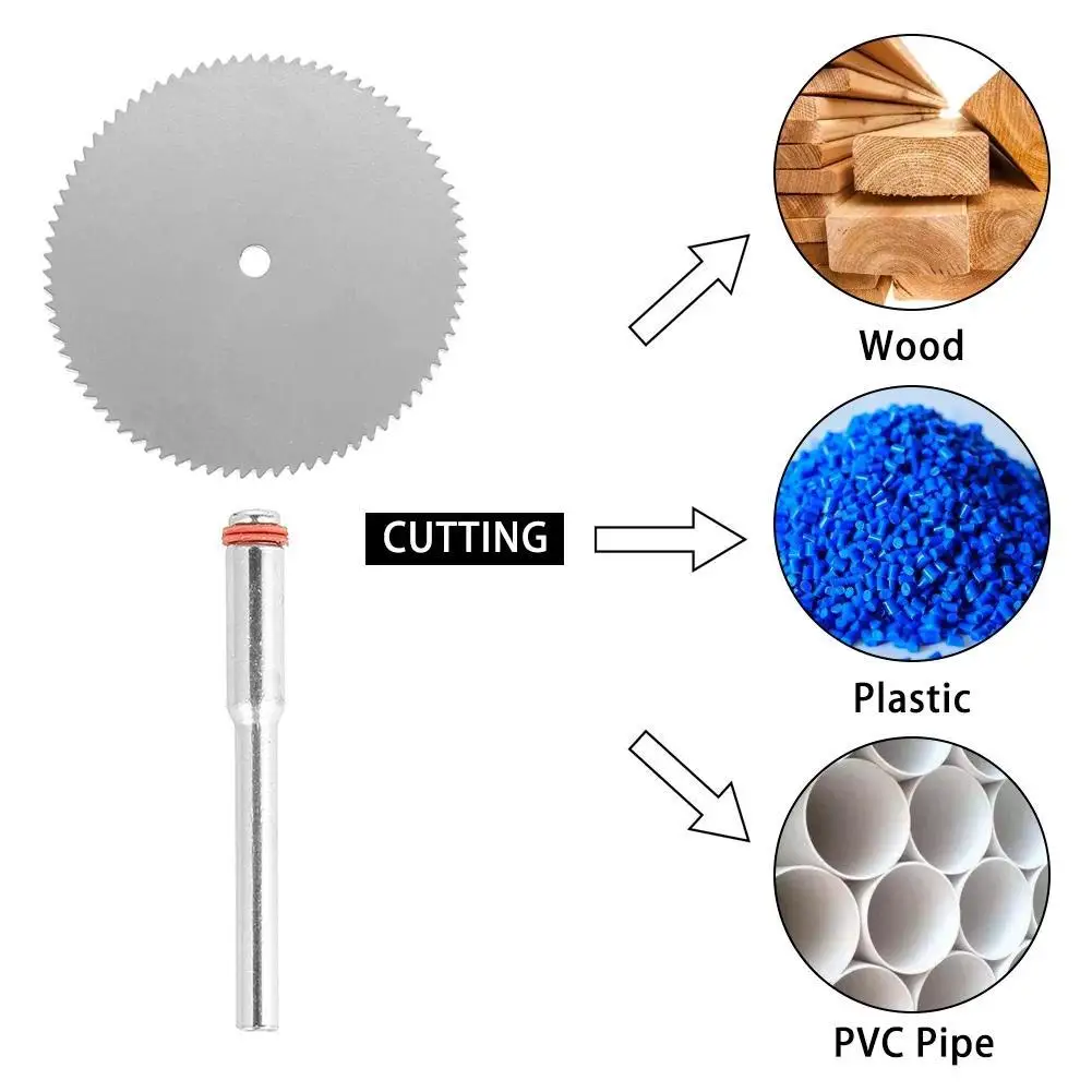 Steel Mini Hss Circular Saw Blade Set Slice Metal Cutting with For Power Mandrel Disc Woodworking Tool Cutter Discs I8D5