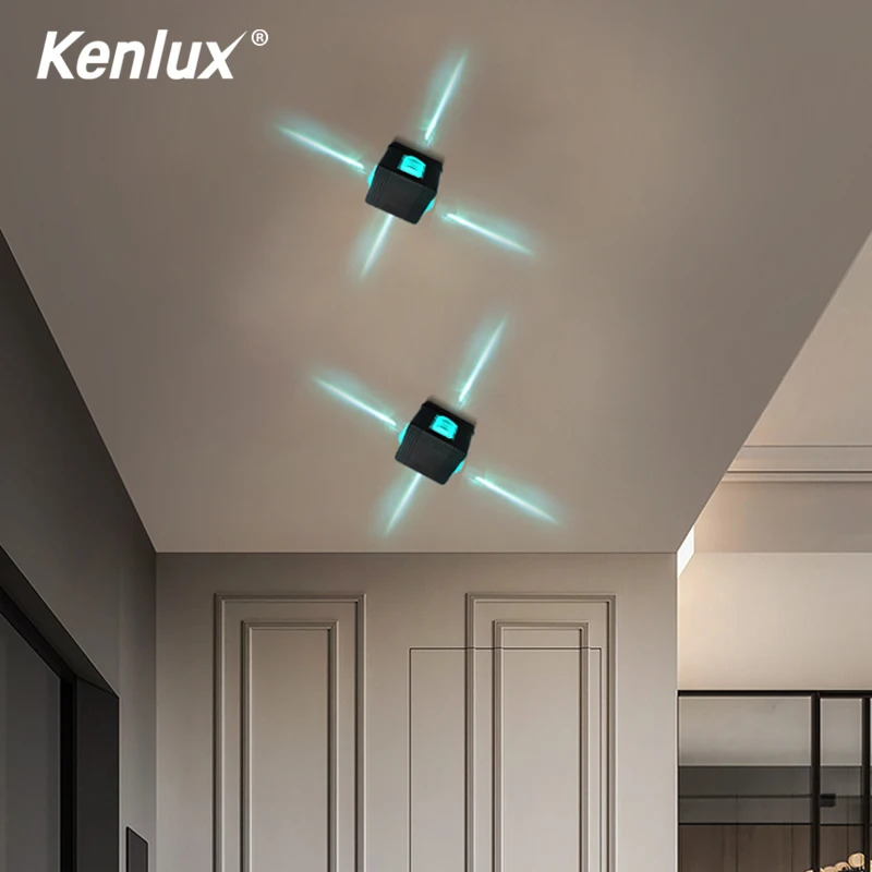 Алюминиевый настенный светодиодный светильник RGB 3 вт водонепроницаемый