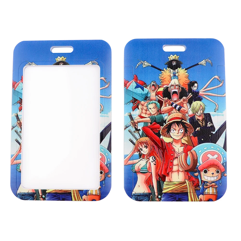 

1pcs PC3648 Japanese Anime Pirate Boy Lanyard Card ID Holder Car KeyChain ID Card Pass Phone Badge Kids Key Ring Holder Jewelry