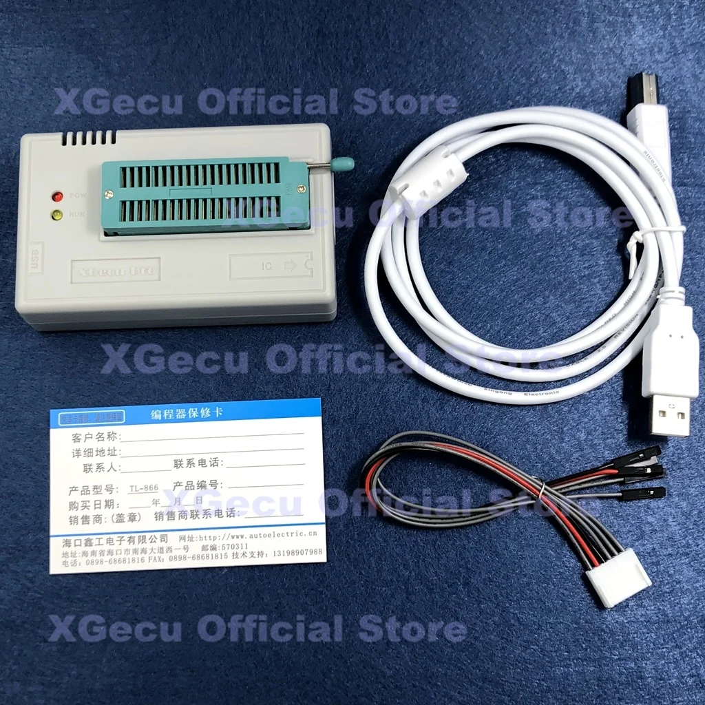 V11.20 XGecu TL866II Plus USB Универсальный программатор с поддержкой 16842 + IC SPI Flash NAND EEPROM MCU PIC