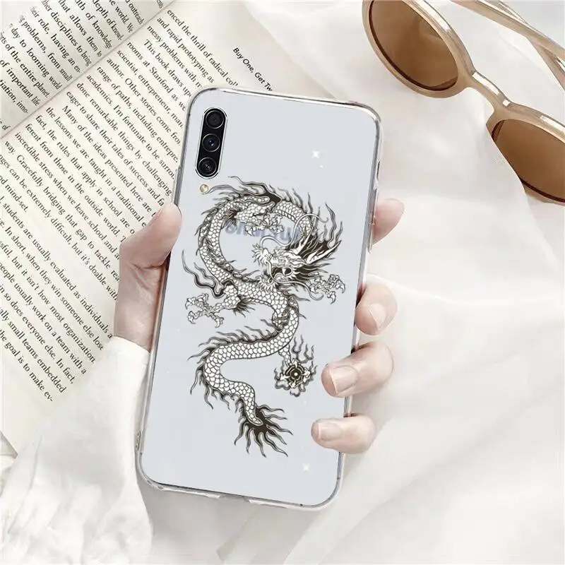 

Dragon Phone Case Transparent Clear For Samsung Galaxy A71 A21s S8 S9 S10 plus note 20 ultra