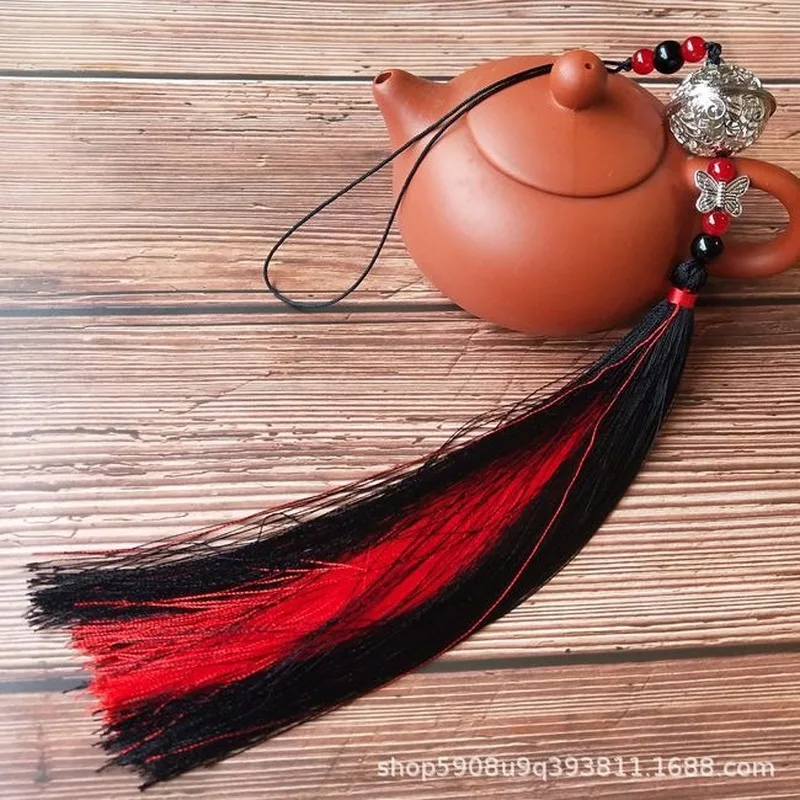 

Mo Dao Zu Shi Bells Keychain Man Antiquity Key Chain Women Key Ring Tassel Long Pendant High Quality Key Holder Anime Brelok