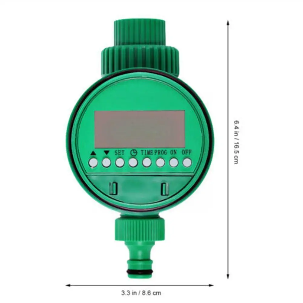 

Automatic Electronic Water Timer Garden Irrigation Water Valve Display Garden Controller Timer Watering Electric System 1pc E5F5