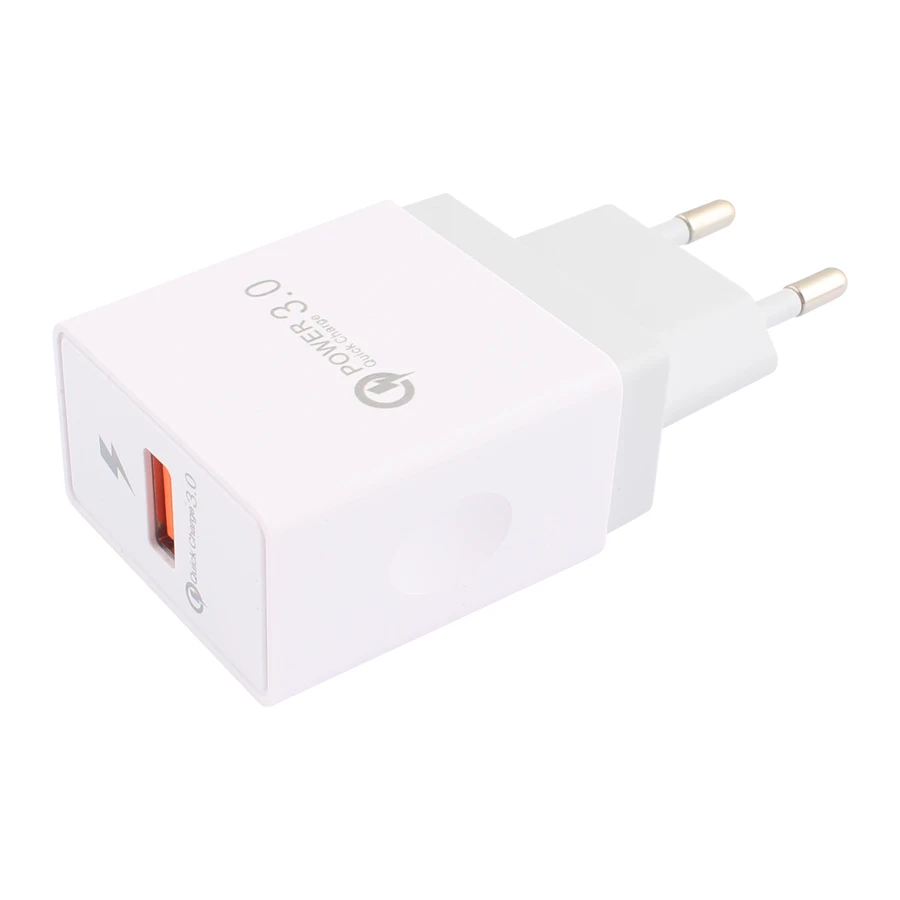Универсальное зарядное устройство 5V 2.4A USB quick charge 3 0 Для samsung Xiaomi EU Plug быстрое для
